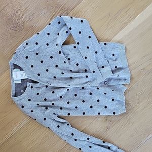 Polka dot cardigan